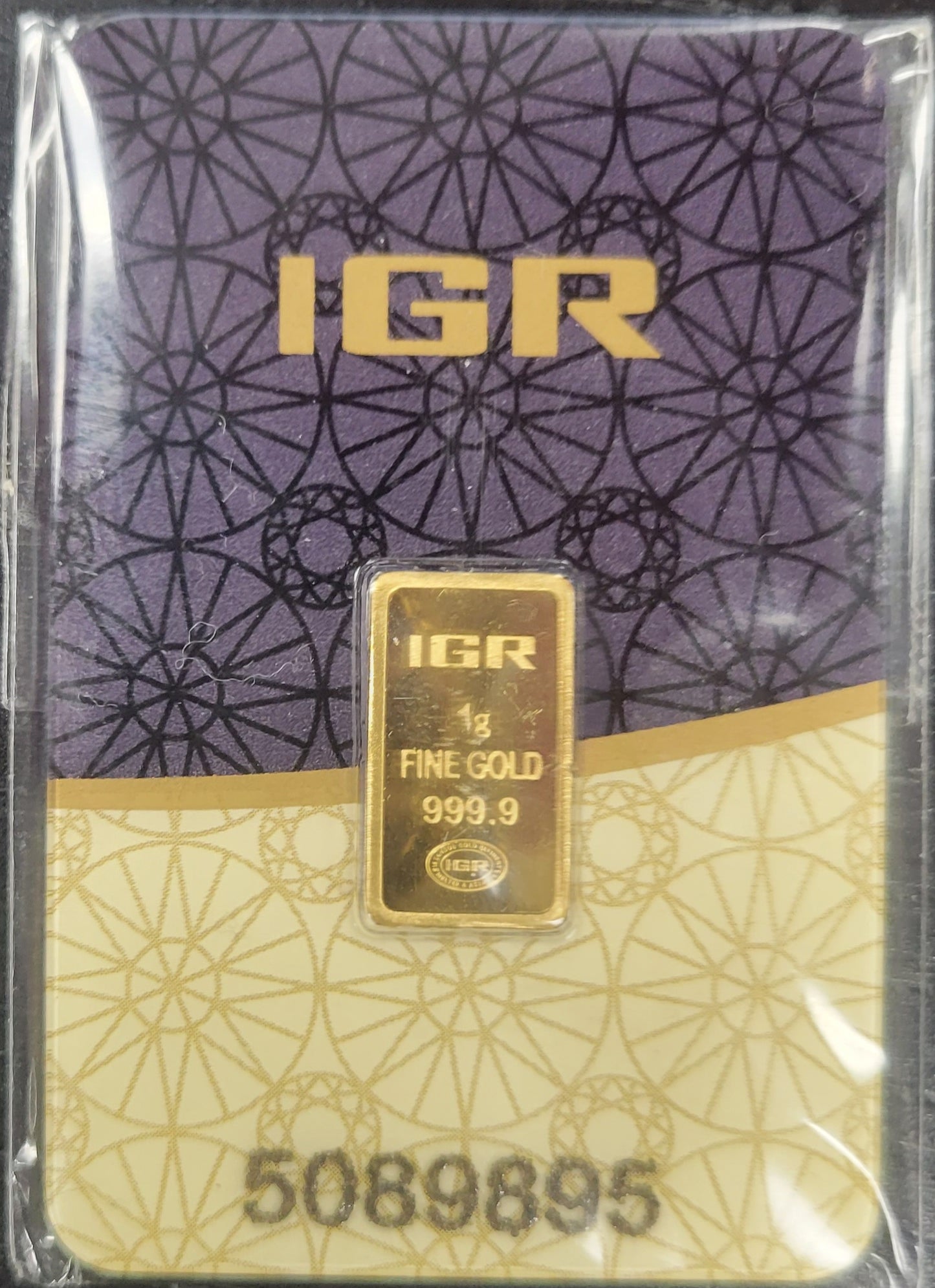 Istanbul Gold Refinery 1 Gram 999.9 Gold Bar w/ Assayer Certificate