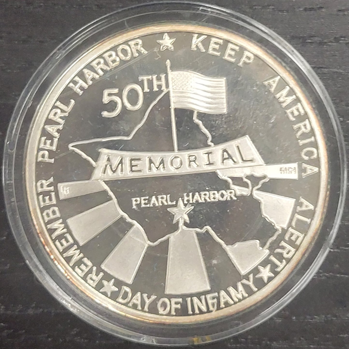 Official Pearl Harbor 50th Anniversary Commemorative