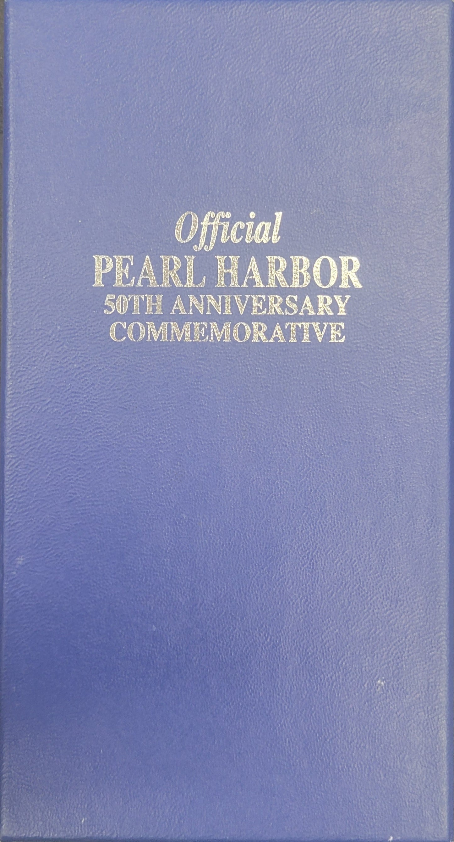 Official Pearl Harbor 50th Anniversary Commemorative