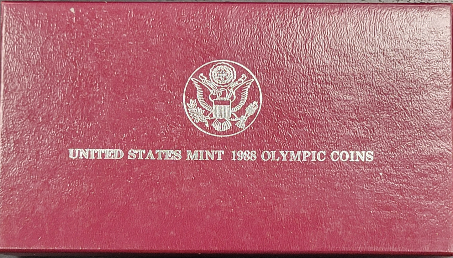 United States Mint 1988 Olympic Coins