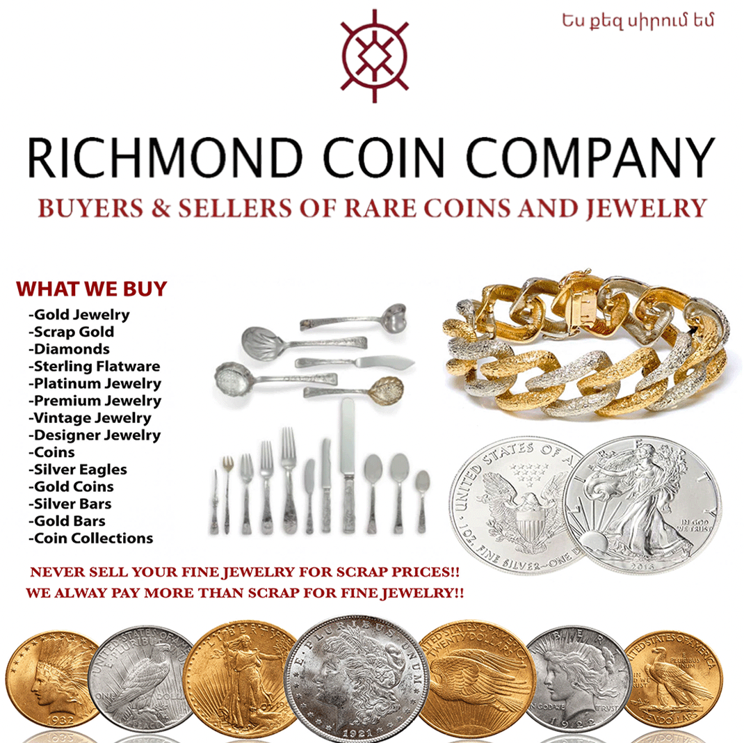 Richmond Coin Buyer and Seller of Rare Coins and Jewelry