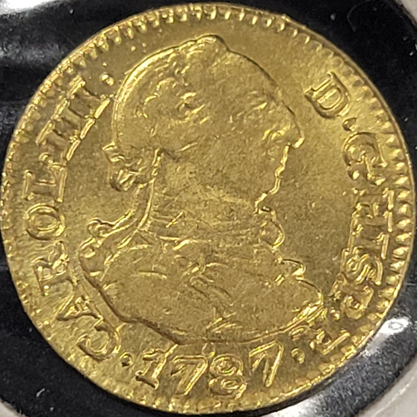 1787 1/2 Escudo Charles III Replica Spanish Gold Coin